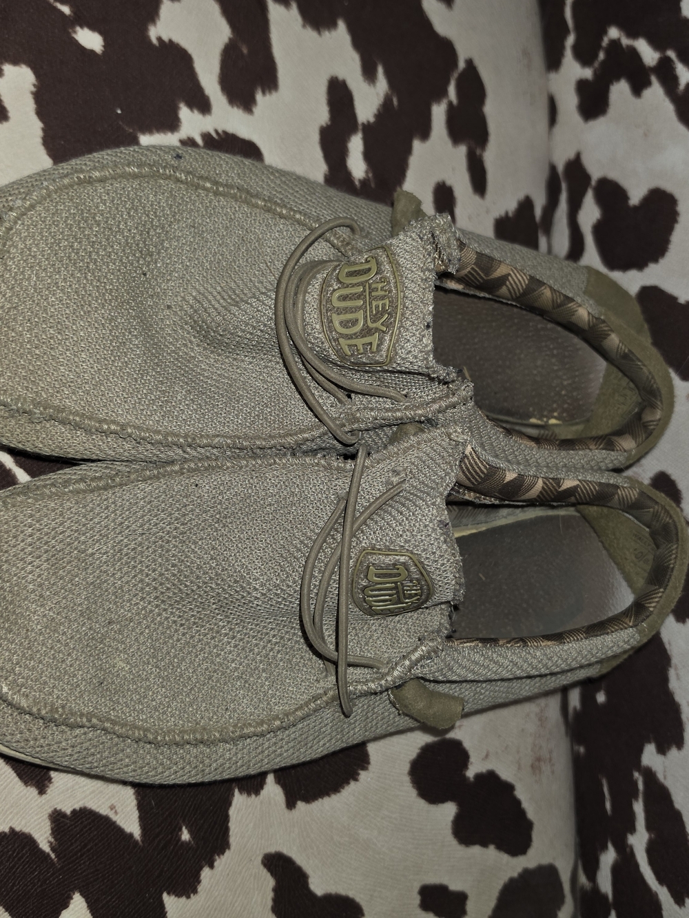 Hey Dude Men's Slip-On Casual Shoes in Olive Green